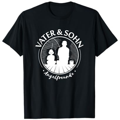Vater Und Sohn Angelpartner Angelkleidung Angler Angeln T-Shirt