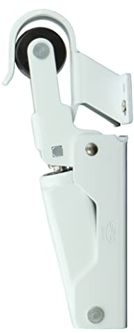 Amig - Hydraulischer Türschließer - Kontrolliertes und Geräuscharmes Schließen von Türen - Für Türen bis 40 kg und 85 cm Breite - 108 x 32 mm - Aluminium - Weiß