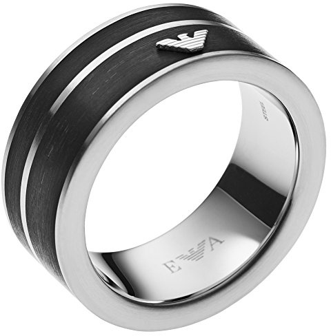 Emporio Armani Ring Für Männer, 9/10/11/11.5mm Silber Edelstahl Ring, EGS2032040