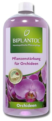 BIPLANTOL® Orchideen - (1L) anwendungsfertige Lösung - Natürliche Orchideenpflege für vitale, blühfreudige Pflanzen - Fördert Blütenbildung, erhöht Luftfeuchtigkeit - Made in Germany