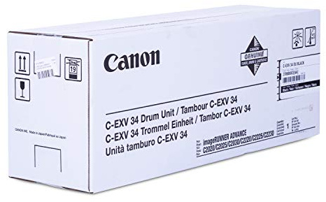 Canon C-EXV 34 43000 Seiten Schwarz – Druckertrommel (Schwarz, IRC2020L, IRC2030L)