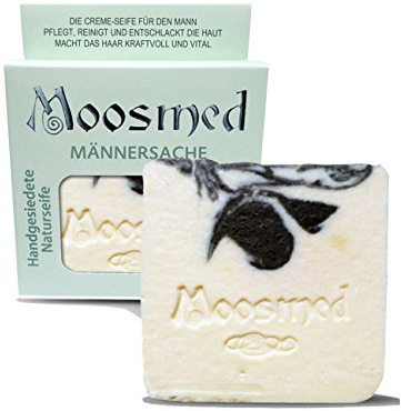Moosmed Männersache Naturseife - vegane Bio-Seife handgefertigt in Deutschland