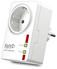 FRITZ!DECT Repeater 100 (Erhöht DECT-Reichweite) deutschsprachige Version | stabile Verbindung für Telefone & Smart Home, einfache Einrichtung per Steckdose, für alle FRITZ!Box-Modelle mit DECT-Basis