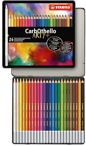 STABILO - Pastellkreidestift - CarbOthello - ARTY+ - 24er Metalletui