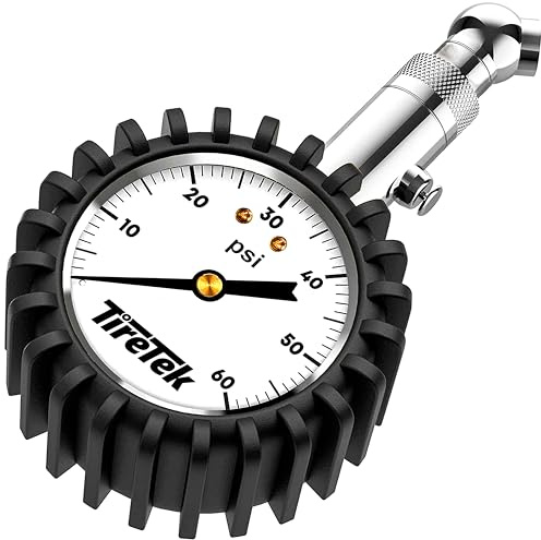 TireTek Premium Reifendruckmesser, große Skalenscheibe