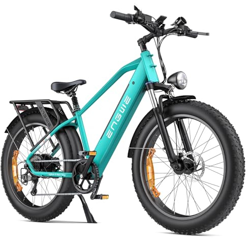 ENGWE E Bike Mountainbike Elektrofahrräder, Ebike 48V 16Ah Akku, E26 | 150KM, E-Bike mit 26x4 Zoll Fat Tire, Electric Bike 250W Motor Max. 25km/h