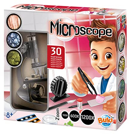 BUKI MS907B - Mikroskop 30 Experimente, White