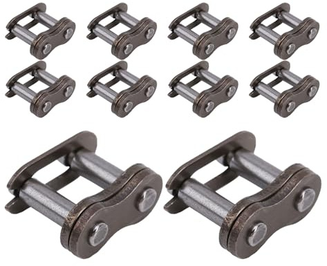 10 Stück Fahrradkette Master Link, Rollenkette Verbindungsglieder 25H Chain Master Link Hochfeste Steckverbinder