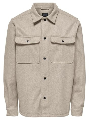Only & Sons Male Hemd ONSASH Wool Hemd | Shirt