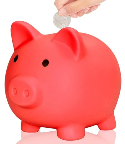 L&W Luck Sparschwein Glücksschwein, Bruchsicheres Spardose, Münzen | Kleingeld, für Hochzeit, Weihnachten, Halloween, Money Box, Niedliche Accessoires