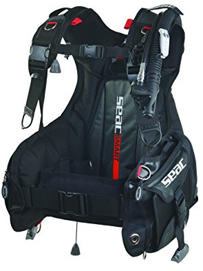 SEAC Smart Tarierjacket, super leichtes Tauchjacket mit hoher Widerstandsfähigkeit und Einer Vielzahl Equipment