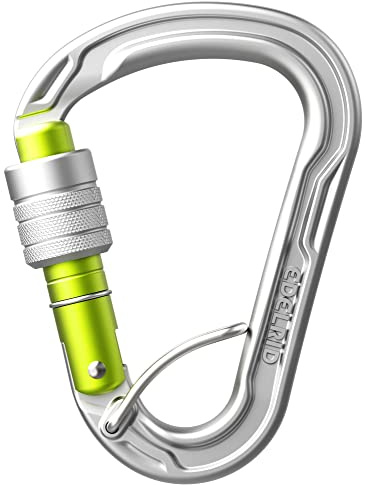 EDELRID Verschlusskarabiner HMS Strike Screw FG, Silver