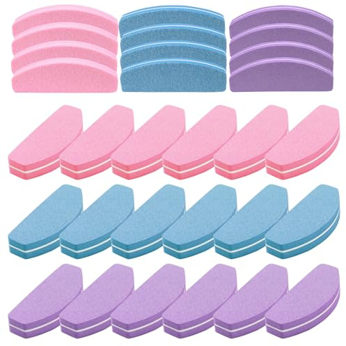 30 Stück Buffer Für Nägel, Nagel Buffer Set Mit Nagelhautschieber | Nagelfeile 100/180 Grit, Polierfeile Fingernägel Für Gelnägel Und Naturnägel, Nagel Polierblock Für Nagelstudio Und Zuhause