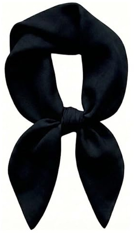 TigerTie Damen Nickituch Halstuch in einfarbig Uni - Weiches Tragegefühl - Tuchgröße 60 x 60 cm - 100% Baumwolle