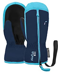 Reusch Ben Mitten extra warme und weiche Fausthandschuhe Winterhandschuhe Fäustlinge Kinder Babys Kleinkinder Mädchen und Jungen mit einem Reißverschluss
