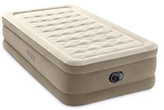 Intex Twin Ultra Plush Luftbett mit Fiber-Tech RP, aufgeblasene Größe: 99 cm x 191 cm x 46 cm (64426ND)