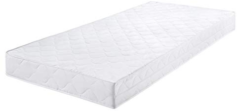 Badenia Trendline BT100 Roll-Komfortmatratze H3 90x200 cm | mittelfest ergonomisch weiß Öko-Tex deutscher Qualitätsstandard