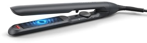 Philips Haarglätter der 5000er Serie mit ThermoShield Technologie, Schwarz [Modell BHS510/00]