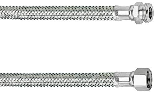 Cornat Flexibler Verbindungsschlauch - 300 mm Länge - 3/8 Zoll IG, 3/8 Zoll AG - Hochwertige Edelstahl-Umflechtung / Anschlussschlauch für Wasserhahn / Armaturenschlauch / Flexschlauch / T317310270