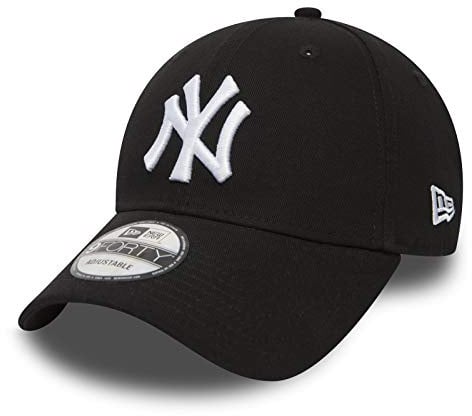 New Era New York Yankees MLB Black White 9Forty Adjustable Cap - One-Size