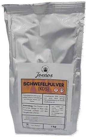 Schwefelpulver (Kaliumdisulfit) Arauner zur Gesunderhaltung des Weines, 1 kg