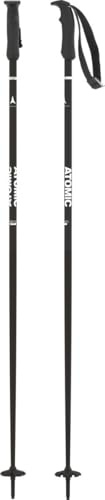 ATOMIC AMT Skistöcke - Schwarz - Länge 115 cm - Hochwertiger 3* Aluminium Skistock - Ergonomischem Griff am Stock - Verstellbare Handschlaufe - Stöcke mit 60mm-Pistenteller