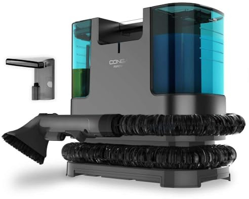 Cecotec Polsterstaubsauger Conga Popstar 3000 CarpetClean, 400 W | 2 Tanks - einen für Sauberes Wasser und einen für Schmutziges Wasser -, Wassersprüher, 6 M Reichweite, 1,2 M Schlauchlänge
