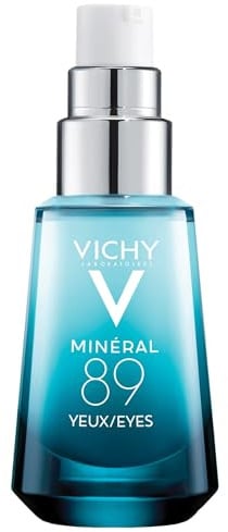 VICHY Augenpflege Hyaluron-Boost mit Sofort-Effekt, Feuchtigkeitsspendend und aufpolsternd, Mildert Augenringe, Mit purem Koffein und 89% Thermalwasser, Minéral 89, 15 ml