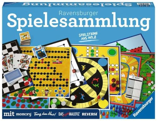 Ravensburger Spielesammlung 27293 Familienspiele 2022 D - Spielesammlung für die ganze Familie, Spiel für Kinder und Erwachsene ab 4 Jahren, für 2-10 Spieler