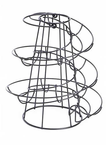 Eierkörbe für 30 Eier,groß Edelstahl Eier Aufbewahrung 24 * 20 * 20cm passt gut auf die Küche(schwarz)