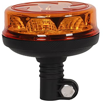 AOHEWEI LED-Warnleuchte Bernstein, 4 blinkende und 2 rotierende Muster 12/24 V 16-teilige LED-Blitzlampe für landwirtschaftliche Maschinen, Nutzfahrzeuge, Schulbusse, Traktoren, Bagger, LKW