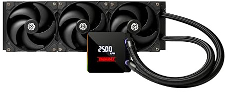 ENERMAX LIQTECH XTR|360mm AIO CPU Wasserkühlung|TDP 550W+|AMD Ryzen Treadripper sTR5/sTRX5/SP6|Intel Xeon LGA4677 |100% CPU Abdeckung|Digital Anzeige|ELC-LTXTR360
