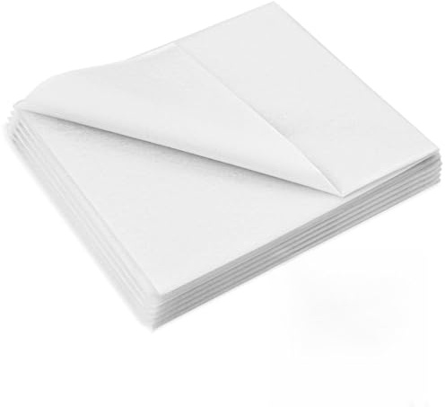 Wamkon 100 x 300 cm breit Bügelvlies, Weiß aufbügelbare Vlies Einlagestoff in mittlerer Stärke (50g/m²) zum Nähen, Quilten, Basteln, Schneidern