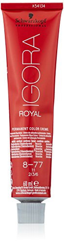 Schwarzkopf IGORA Royal Premium-Haarfarbe 8-77 hellblond kupfer extra, 1er Pack (1 x 60 g)