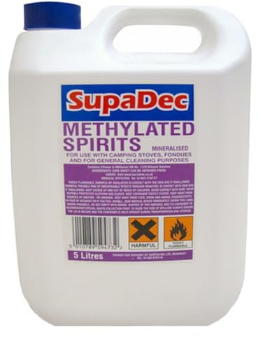 SupaDec Vorhängeschiene auf Rolle Barrettine Brennspiritus, 5l