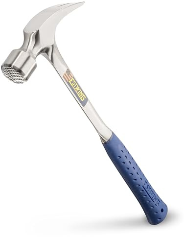 Estwing E3–30S Zimmermanns-Hammer, langer Stiel mit stoßabsorbierendem Griff, 0,85 kg, E3-30SM