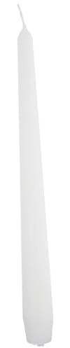 Papstar 17966 50 Leuchterkerzen Ø 2.2 x 25 cm, weiß