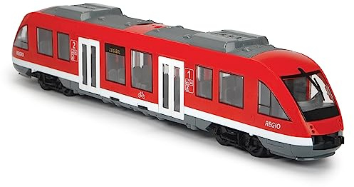 DICKIE 203748002 Toys City Train, Zug, Spielzeugzug, Bahn, Türen und Dach zum Öffnen, Interieur, Maßstab: 143, 45 cm, ab 3 Jahren