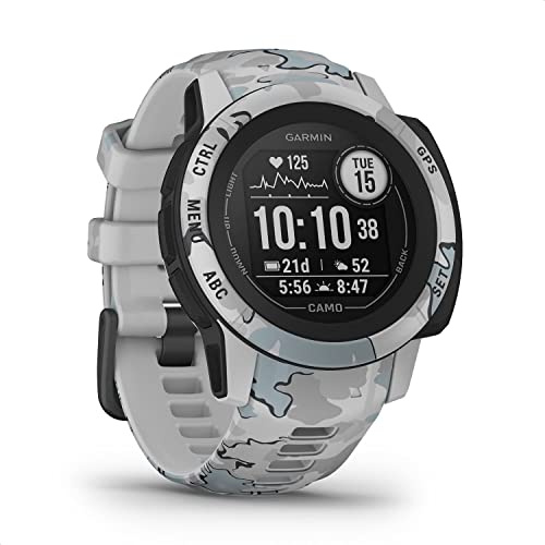 Garmin [renewed Instinct 2S – schlanke GPS-Smartwatch mit bis zu 21 Tagen Akkulaufzeit, designt für schmale Handgelenke, über 40 Sport-Apps, Smart Notifications, Schlafanalyse UVM [Generalüberholt]