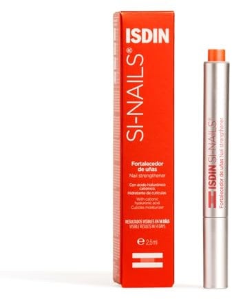 ISDIN Si-Nails Nagelhärter Stift - Stärkt brüchige Nägel & Fördert Wachstum - Sichtbare Ergebnisse in 14 Tagen - Mit Hyaluron & Keratin, Unsichtbares Finish, 2.5ml