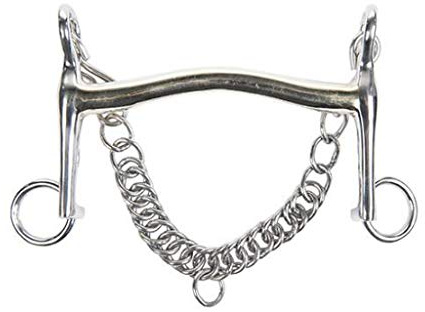 HKM Kandare-9907 silber 14,5 cm