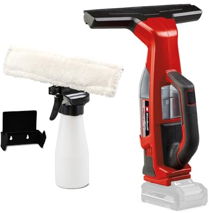 Einhell Akku-Fensterreiniger BRILLIANTO Power X-Change (18 V, 28 cm Lange Saugdüse, streifenfreie Reinigung, inkl. Sprühflasche mit Mikrofasertuch, ohne Akku)