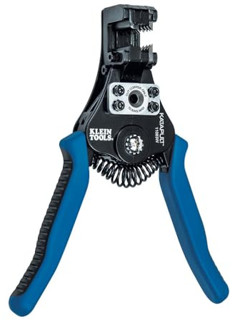 Klein Tools 11063W | Abisolierzange | Automatischer Drahtabisolierer für massive und flexible Kabel | 0,5–8,0 mm² | Präzises Abisolierwerkzeug für Elektriker und Handwerk