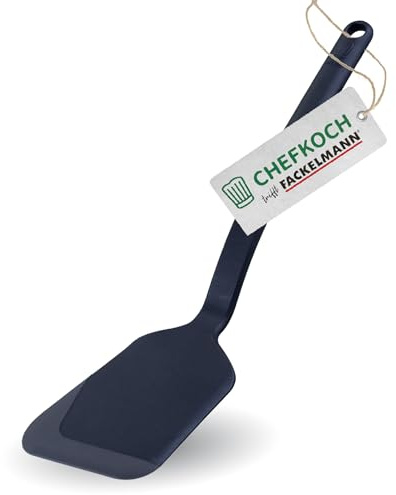FACKELMANN Chefkoch trifft Multiwender – Multifunktionaler Küchenhelfer aus PBT und Silikon, Hitzebeständig, Spülmaschinenfest