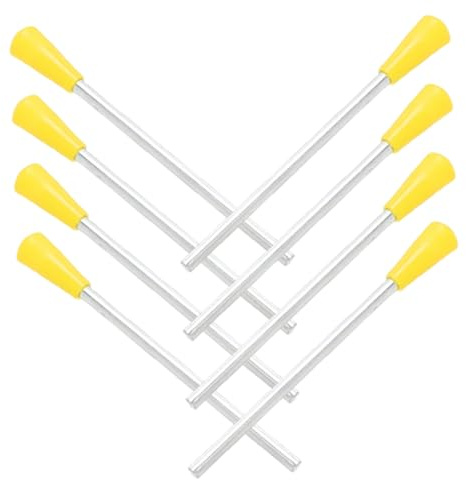 FUTUREORYY 8 Stück Teiliges Dreieck eisen mallet Langlebigen Metallklöppeln Professionelles Percussion instrumentenzubehör für Musiker und Schüler Robustes Material Voller Klang Komfortable
