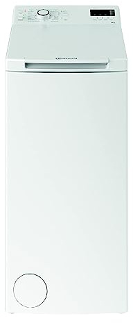 Bauknecht WAT Smart Eco 12C Toplader-Waschmaschine/6 kg/1200 UpM/Kurz30'/FreshFinish/Intensivspülen/Mehrfachwasserschutz+/Energy Saver/Wolleprogramm/Startzeitvorwahl/Universal