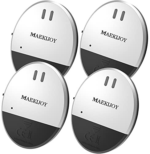 MAEKIJOY 4 x Fensteralarm Tür Alarm mit 130 dB Siren, Detektor Türöffnungsmelder, Alarmanlagen, für Haus, Büro, Garage, Schlafsaal, Wohnmobil RV