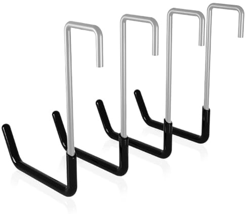 Mumjooyi S-Haken Garage Storage Haken Wandhaken 4 pcs GarageAufhängehaken Wandhaken Garage-Haken Universalhaken Leiterhaken zum Einhängen, Robuste, Leiter, Pflanzen