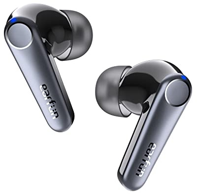 EarFun Air Pro 3 Bluetooth Kopfhörer In Ear, 43dB Hybrid Aktive Noise Cancelling Kopfhörer Kabellos, HiFi Sound Qualcomm aptX Adaptive, 6 Mikrofone cVc 8.0 Anrufe, Multipoint, 45H Akku, App Steuerung