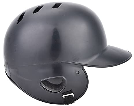Cryfokt Sport-Baseball-Schlaghelm, Langlebige Schutzausrüstung mit Riemen für Erwachsene, Teenager, Wärmeableitung für Baseball-Sport (Black)